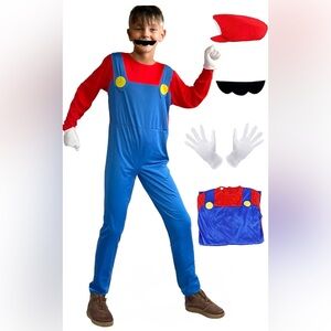Kids Red and Blue Costume Set
